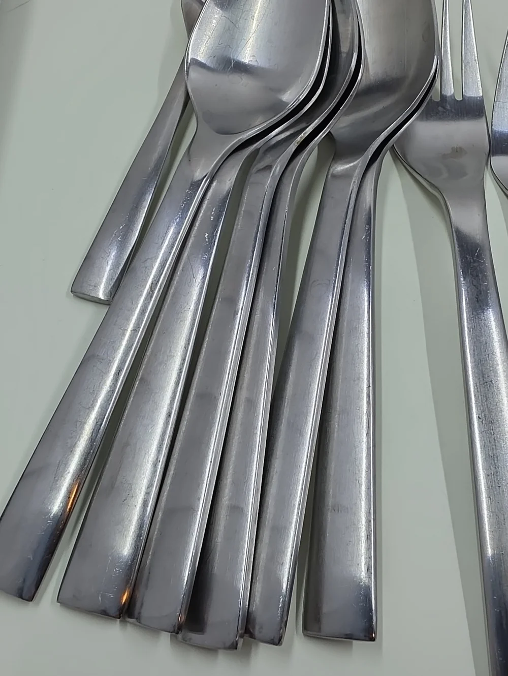 Ikea 365+ Stainless Steel Flatware 19 Pieces Nicolas Cortolezzis Frosted